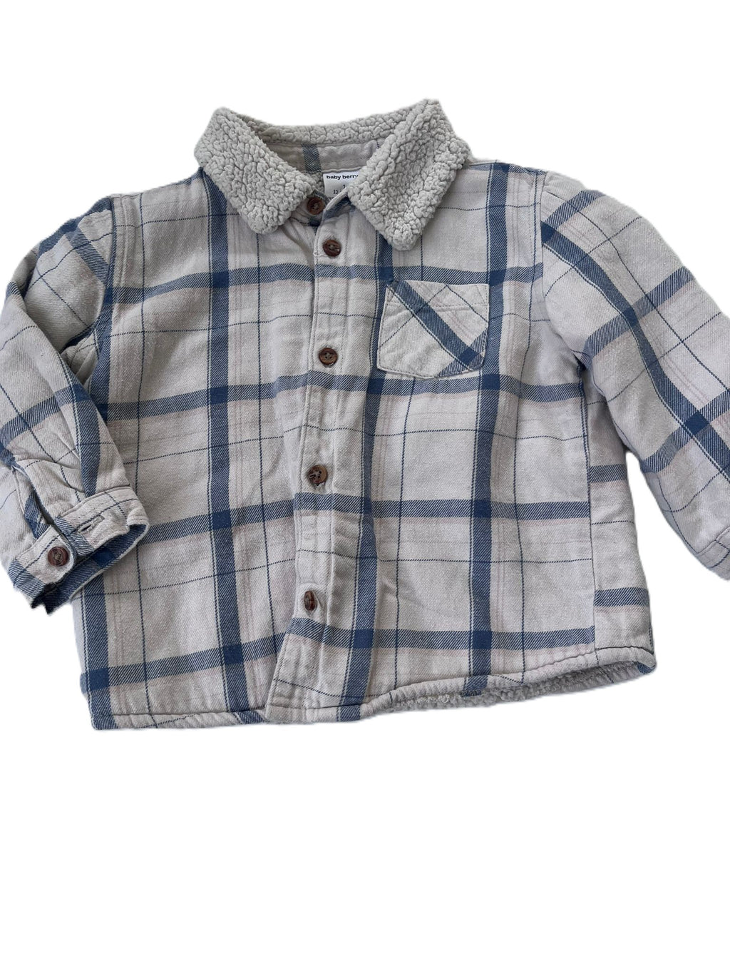 Check Sherpa Jacket (12-18m)
