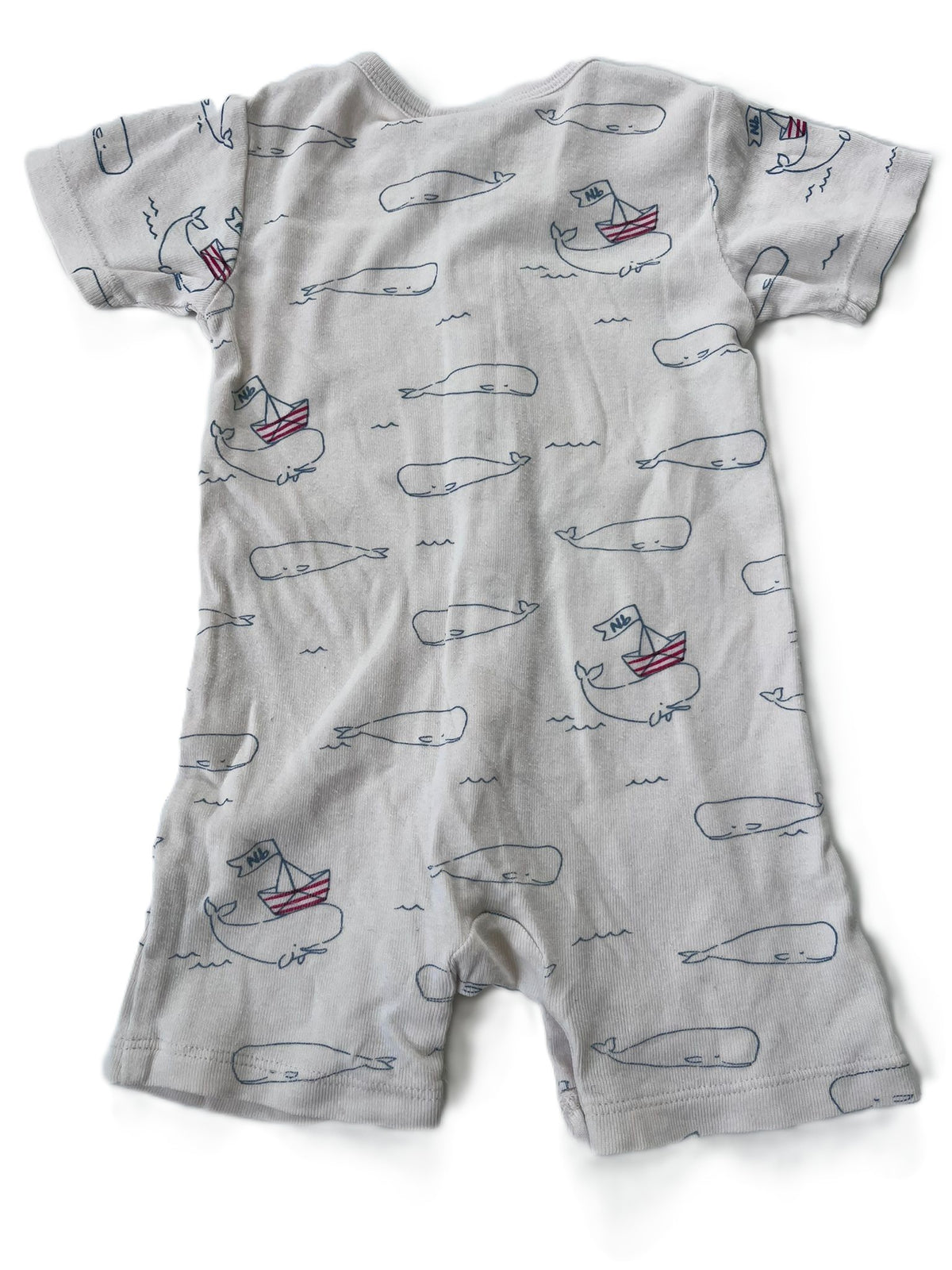 Nature Baby Whale Romper (3-6m)