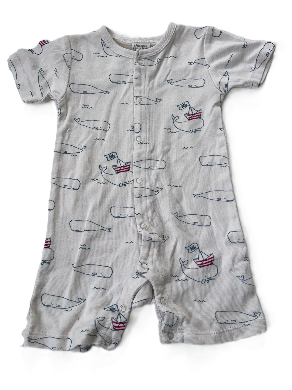 Nature Baby Whale Romper (3-6m)