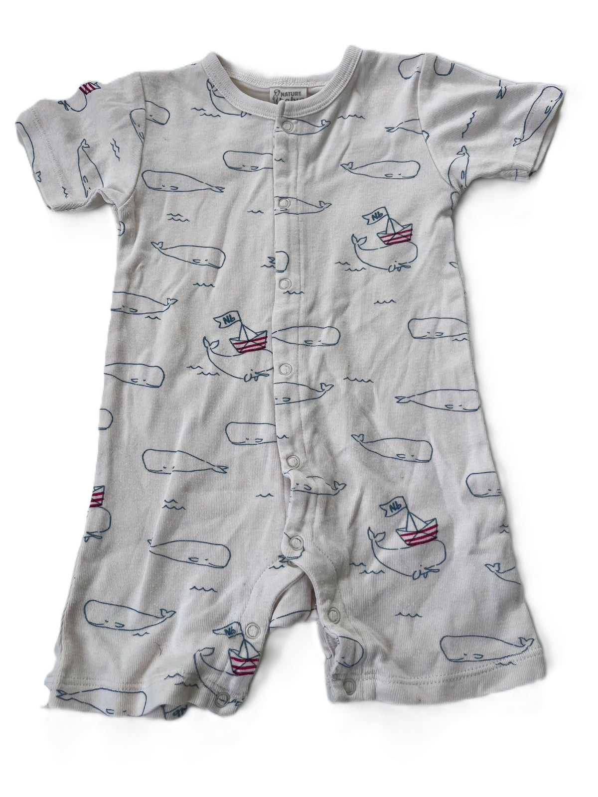 Nature Baby Whale Romper (3-6m)