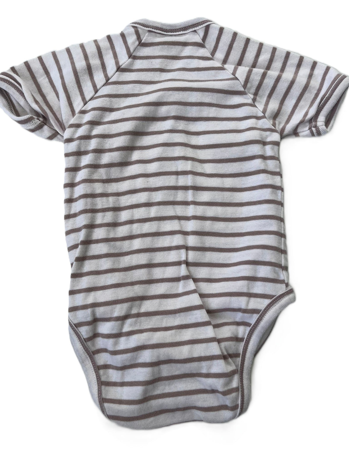 Nature Baby Striped Kimono Onesie (3-6m)