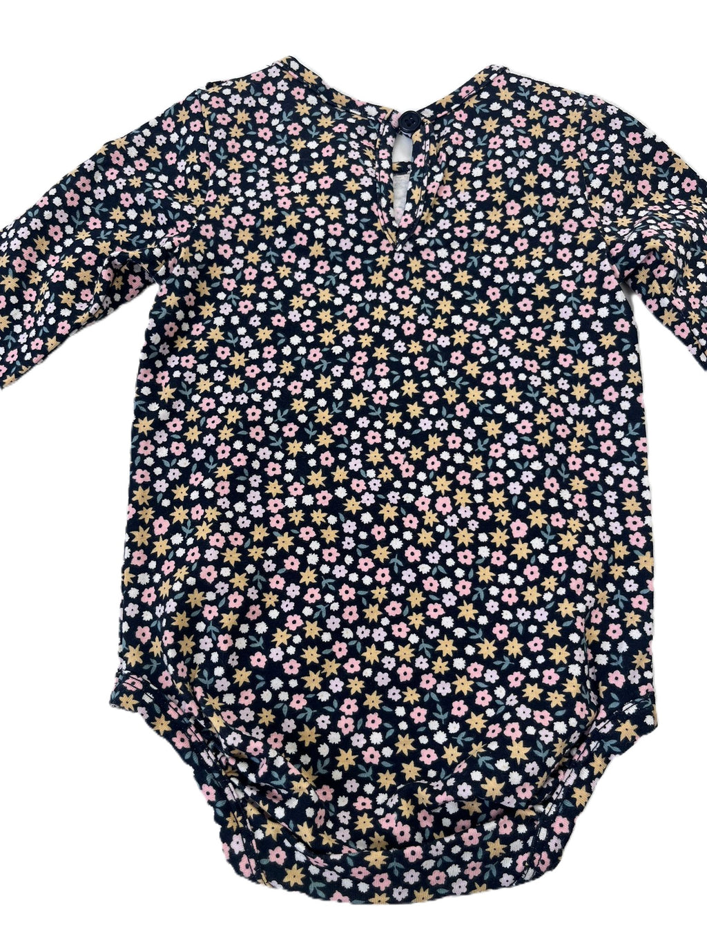 Teeny Weeny Floral Onesie (3-6m)