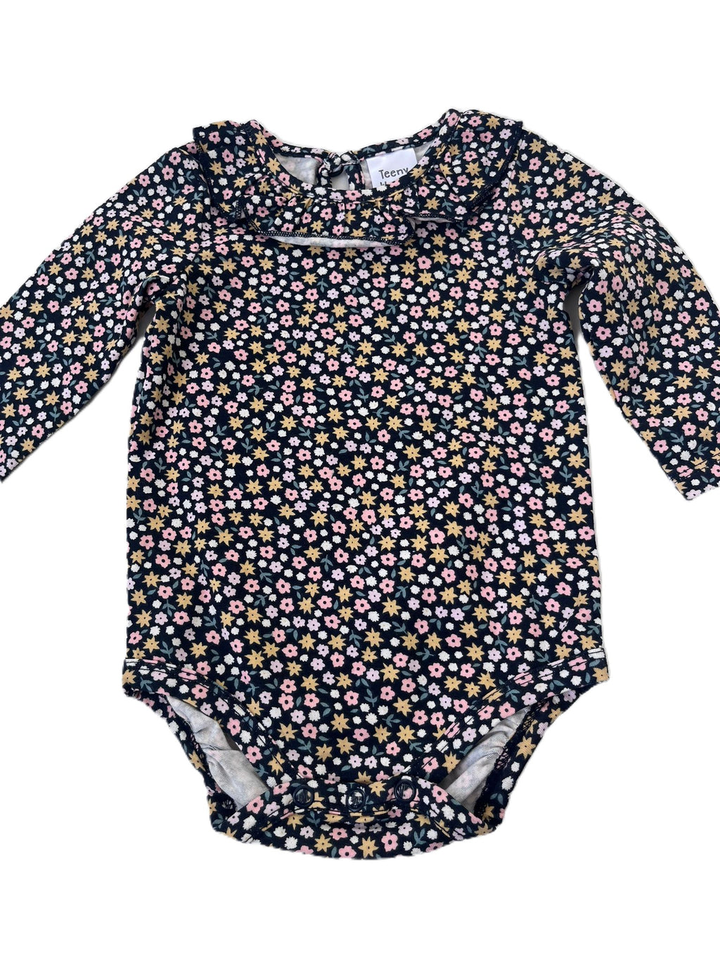 Teeny Weeny Floral Onesie (3-6m)
