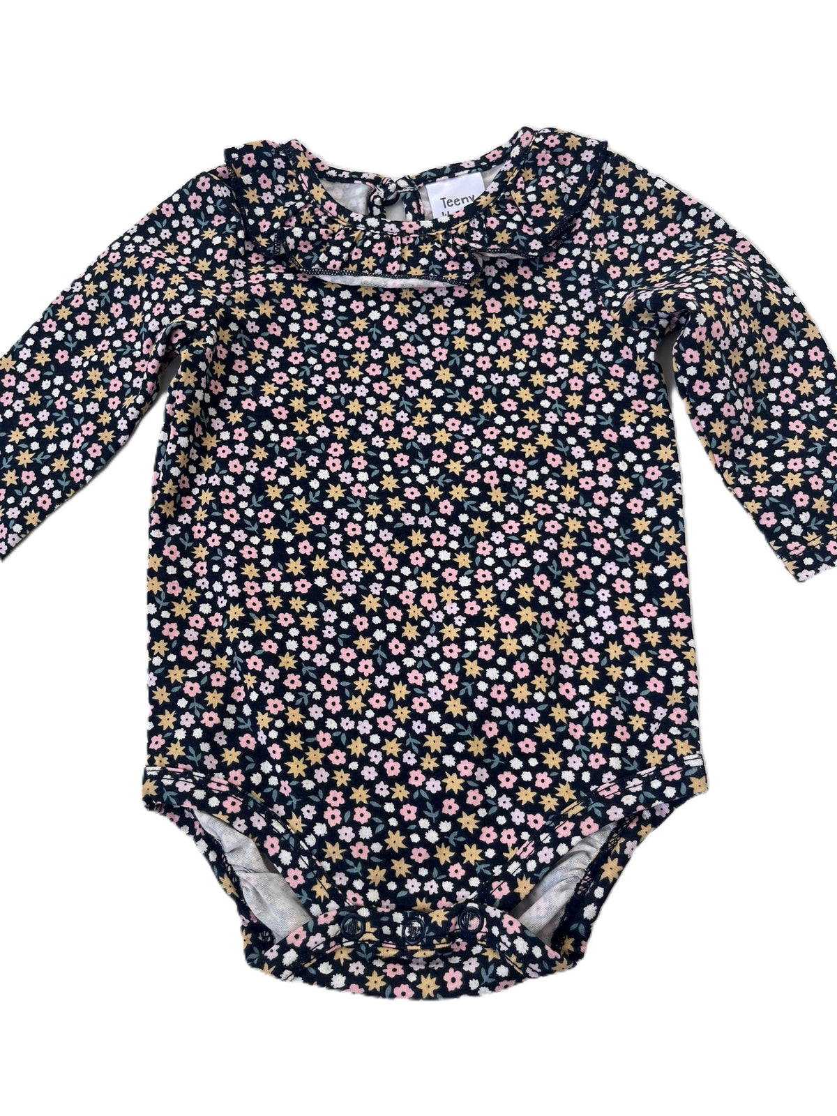Teeny Weeny Floral Onesie (3-6m)
