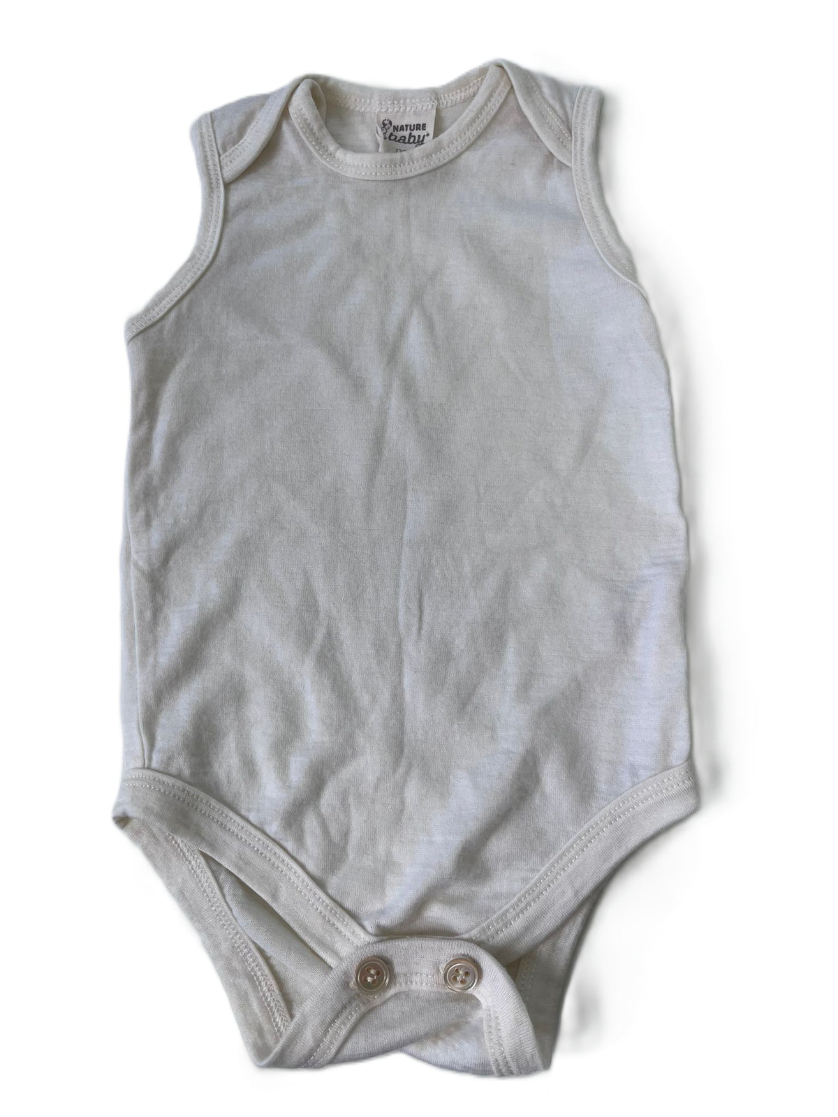 Nature Baby Merino Singlet Onesie (3-6m)