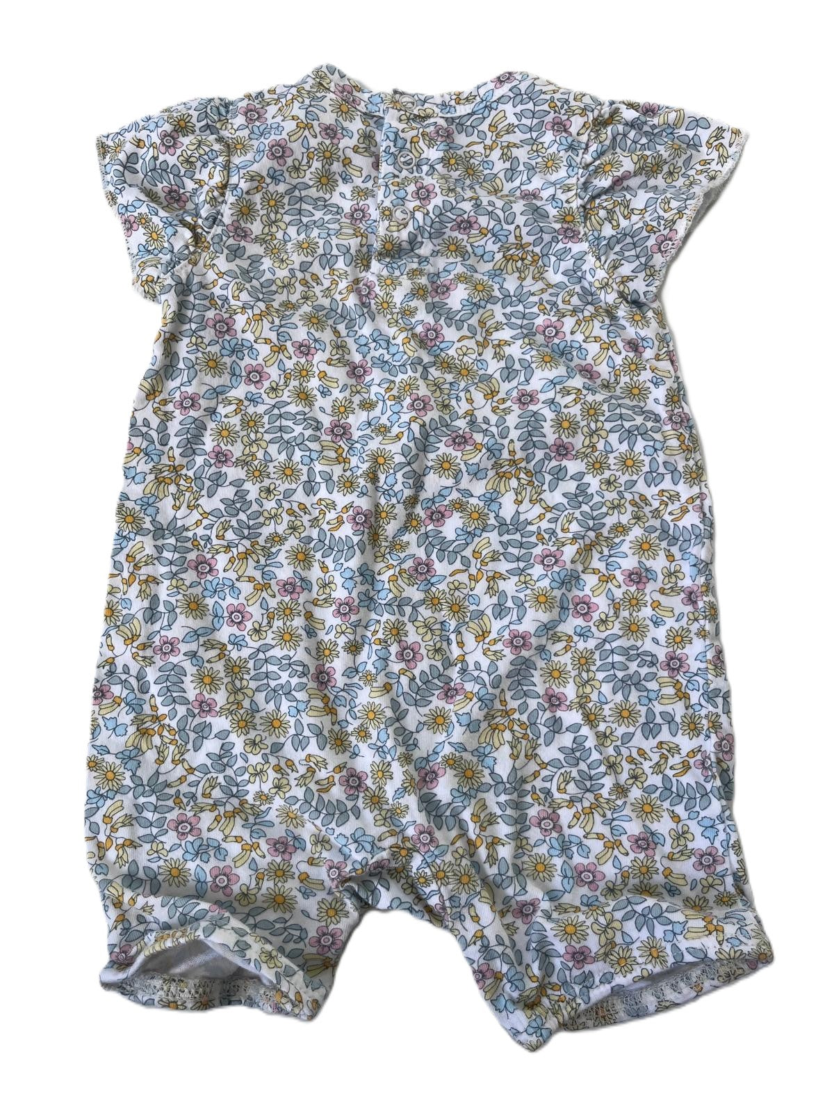 Nature Baby Floral Romper (0-3m)