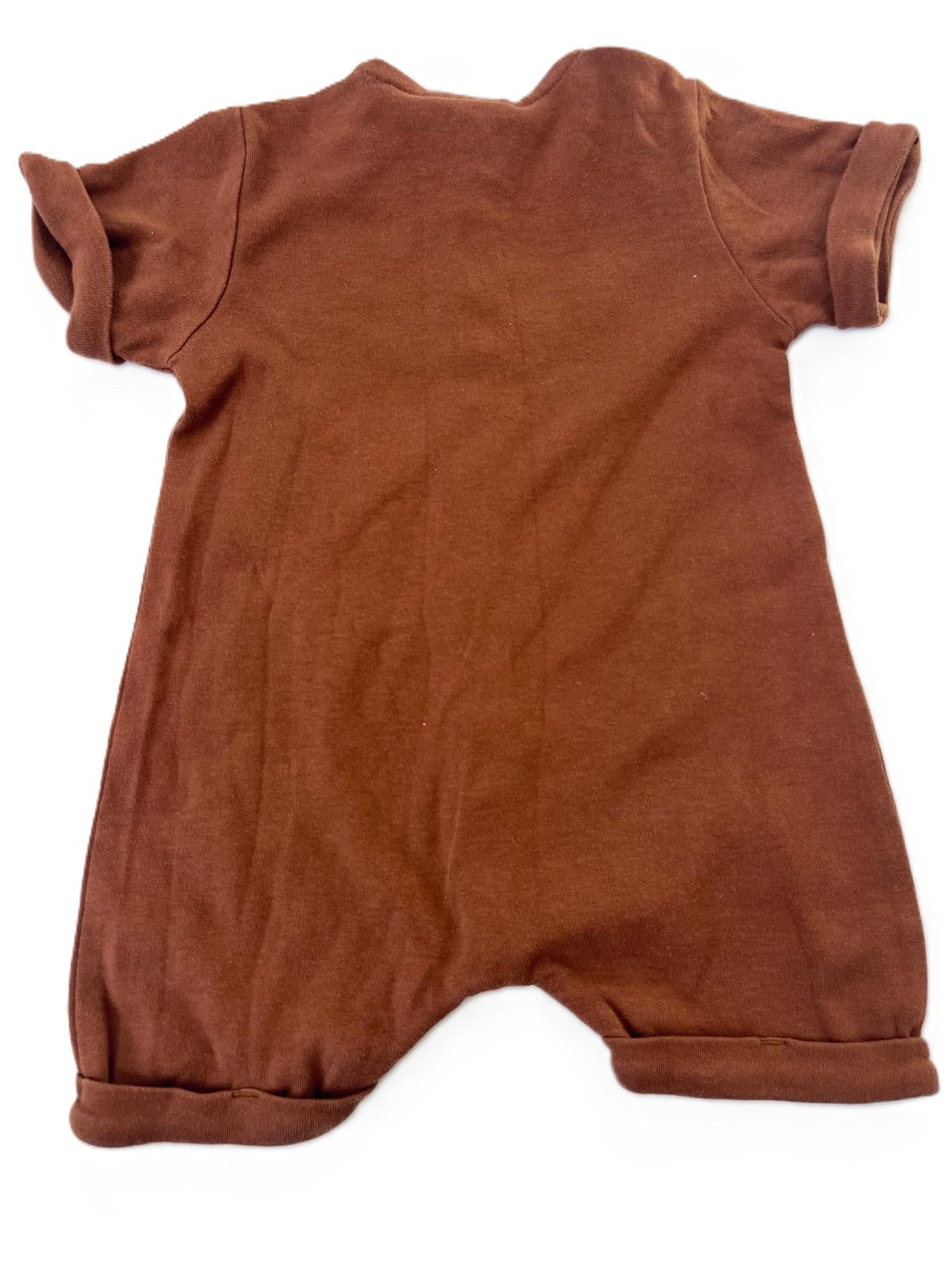 Ziwi Baby Brown Romper (0-3m)