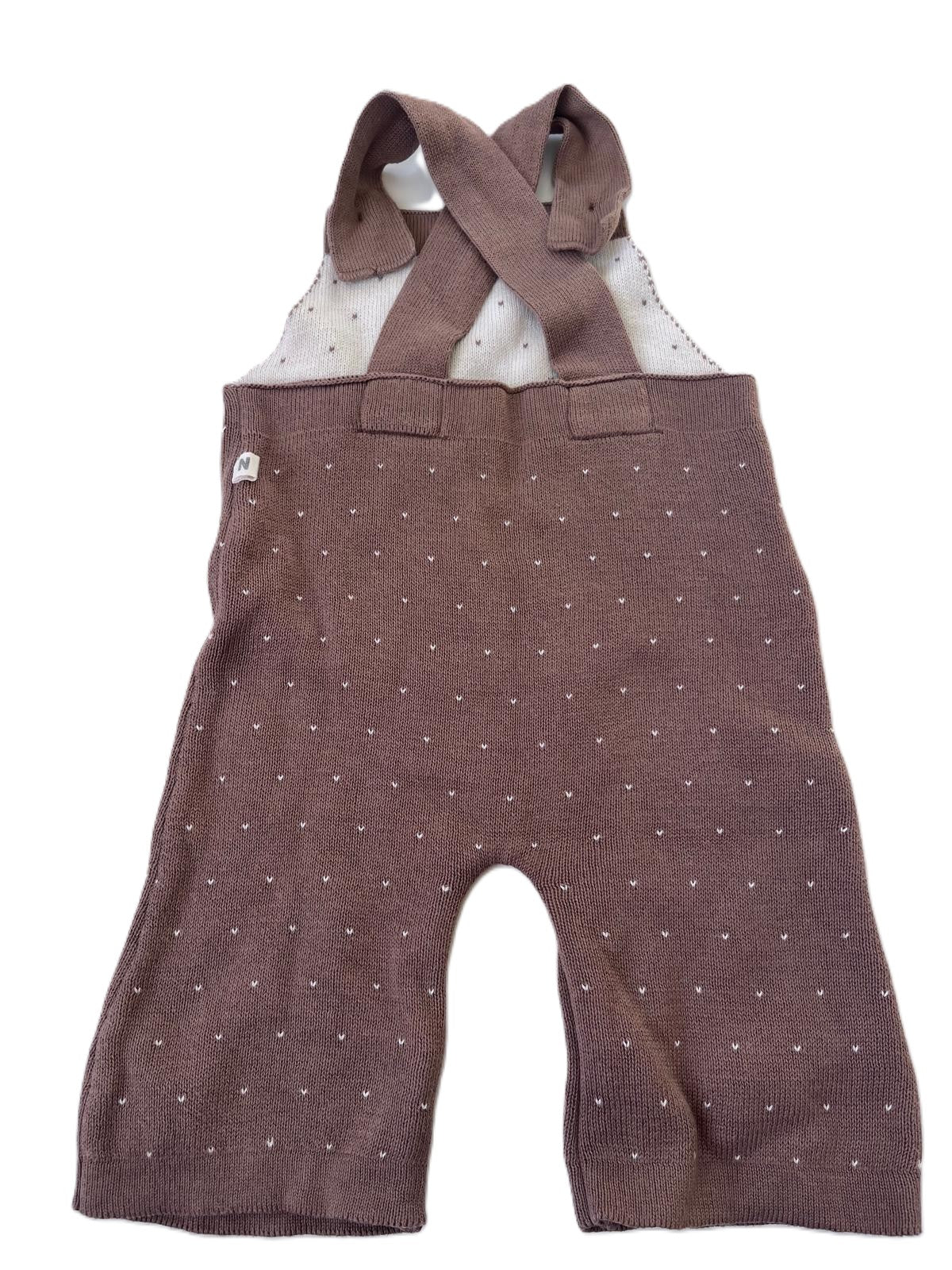 Nature Baby Knit Overalls (0-3m)