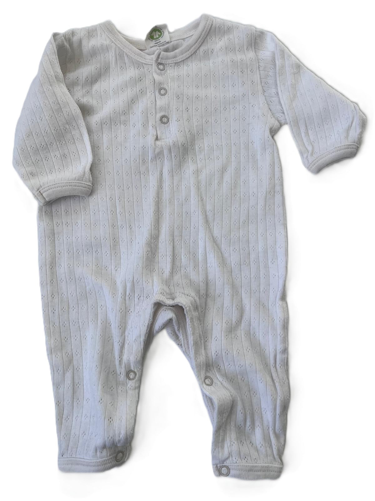 Nature Baby Pointelle Romper (0-3m)
