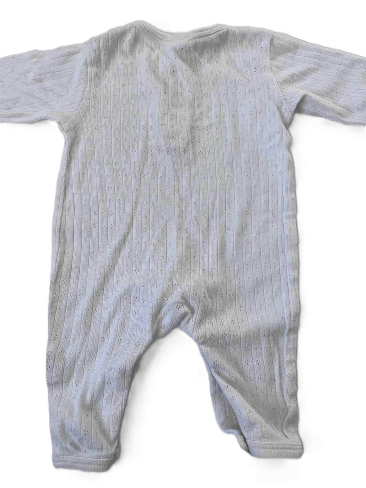 Nature Baby Pointelle Romper (0-3m)
