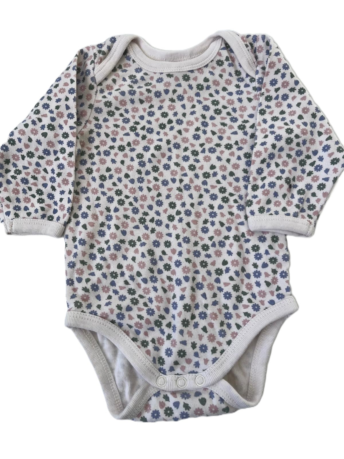 Nature Baby Flower Onesie (0-3m)