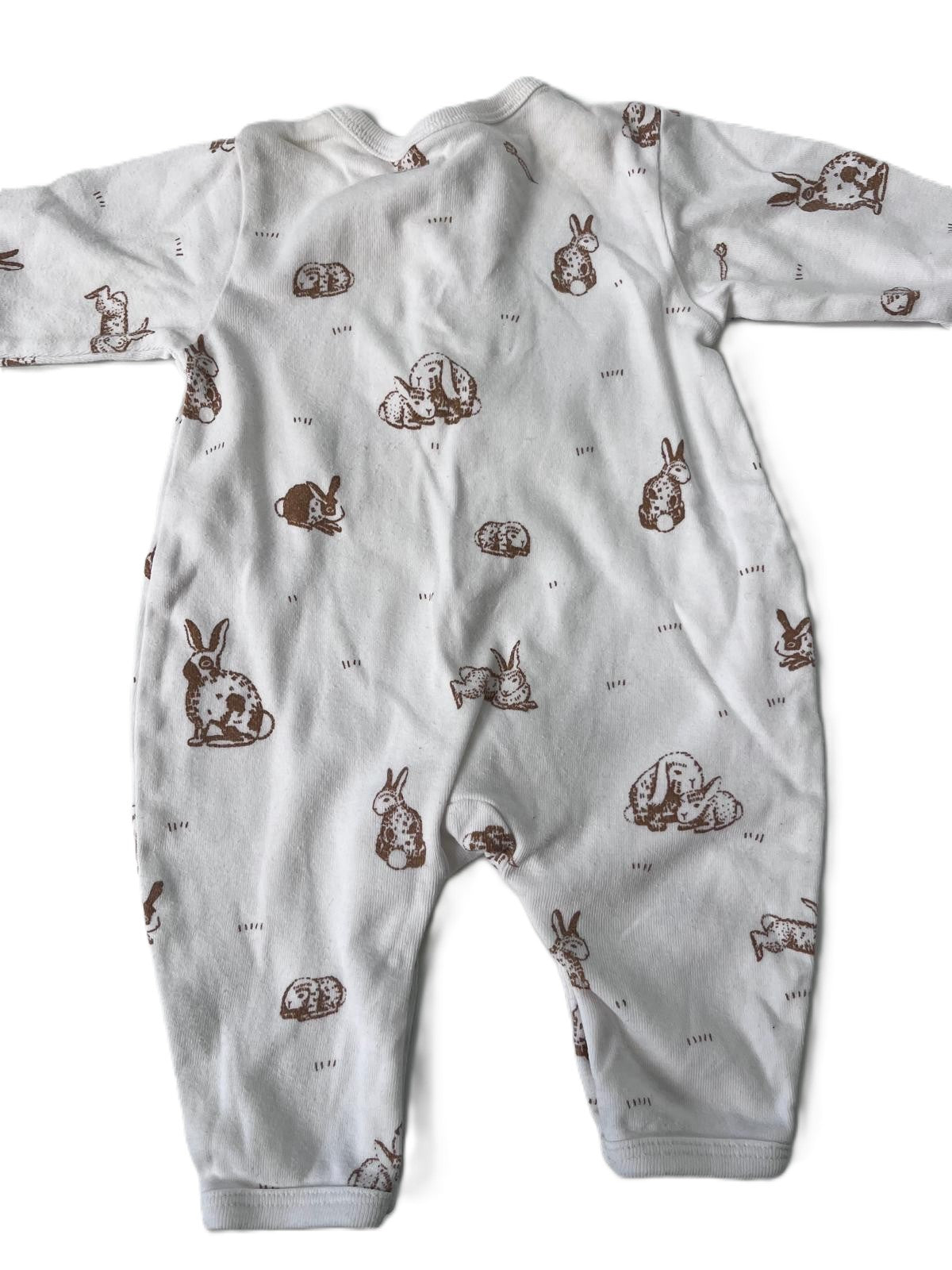 Nature Baby Bunny Sleepsuit (0-3m)
