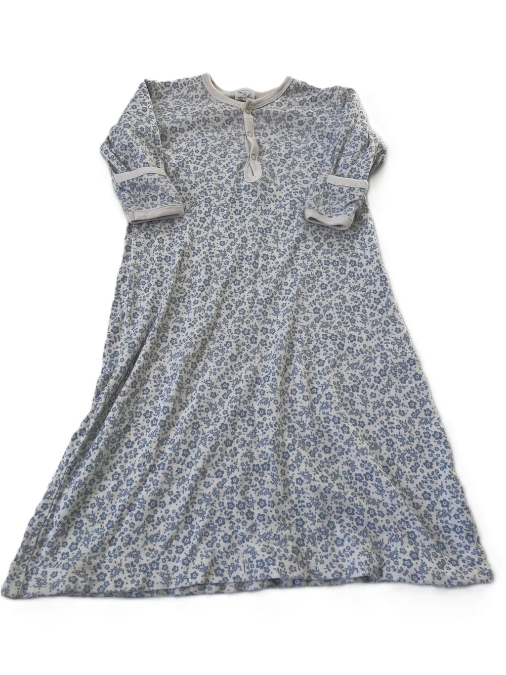 Nature Baby Blue Flower Sleep Gown (3-6m)