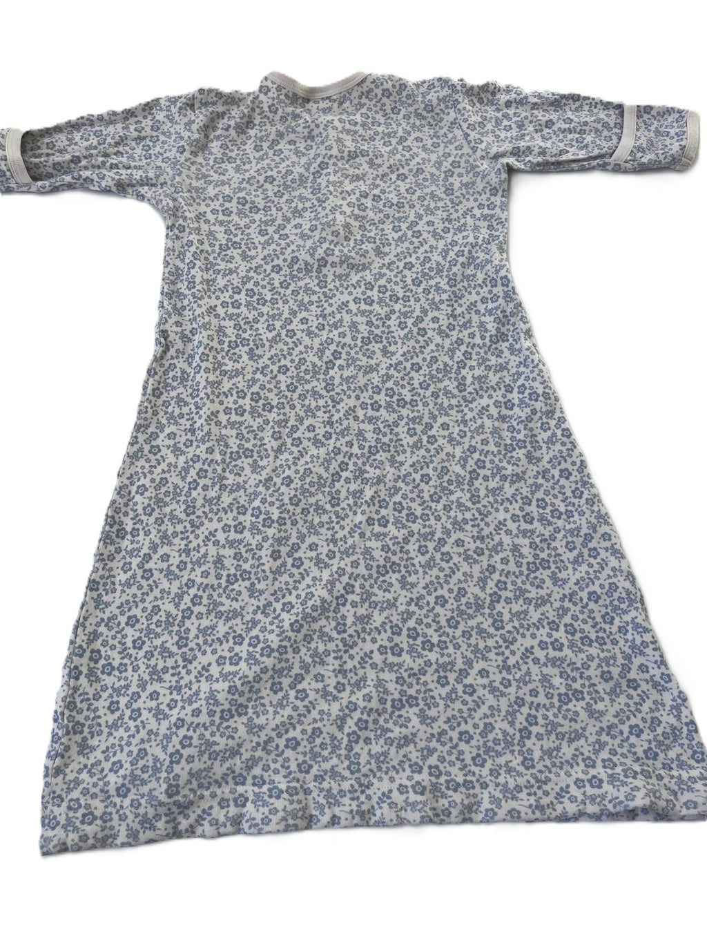 Nature Baby Blue Flower Sleep Gown (3-6m)