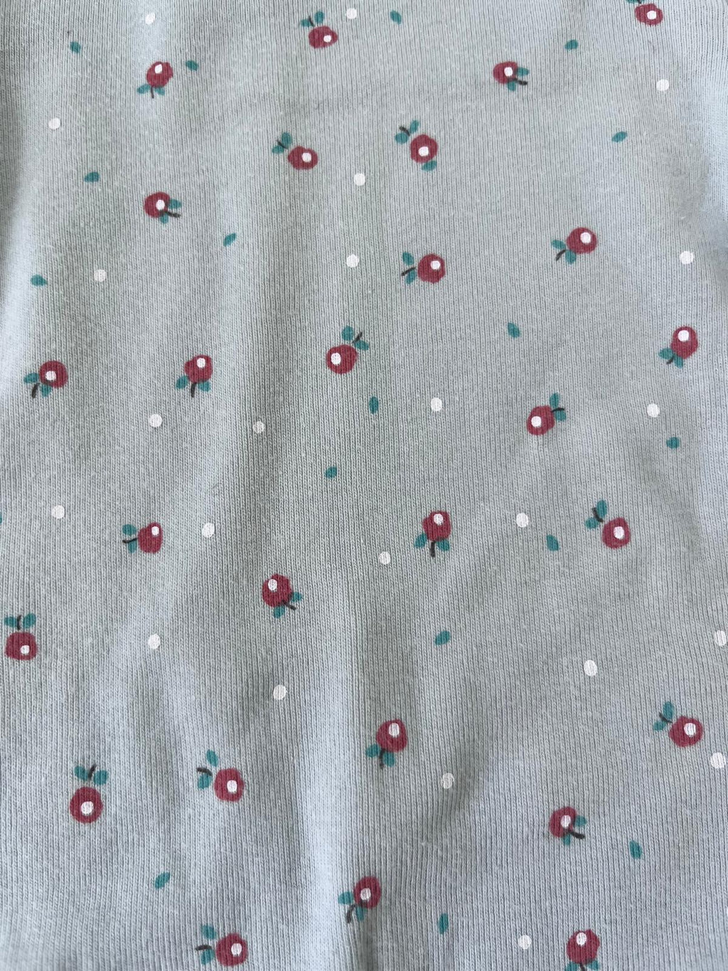 Nature Baby Apple Onesie (0-3m)