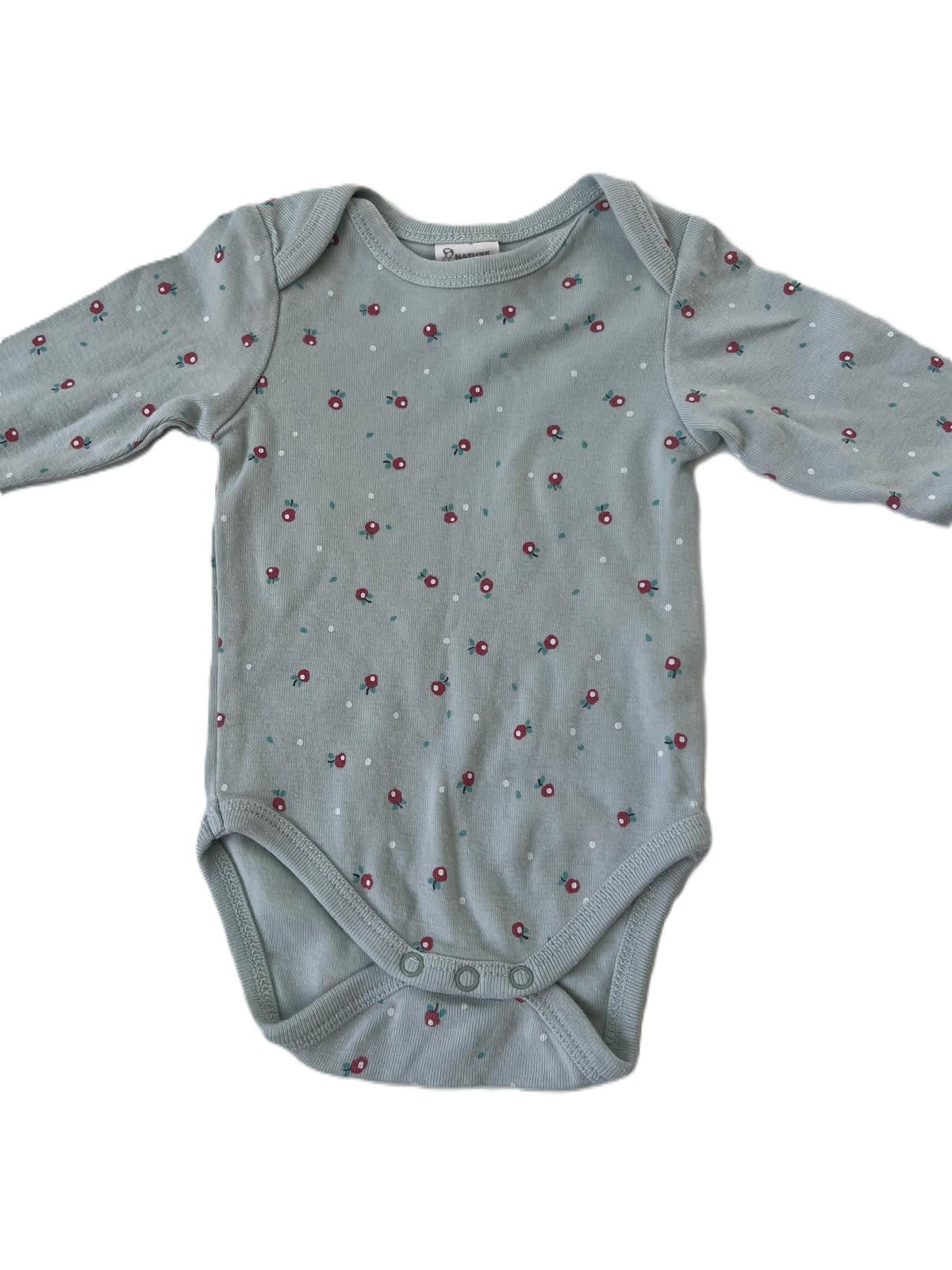 Nature Baby Apple Onesie (0-3m)
