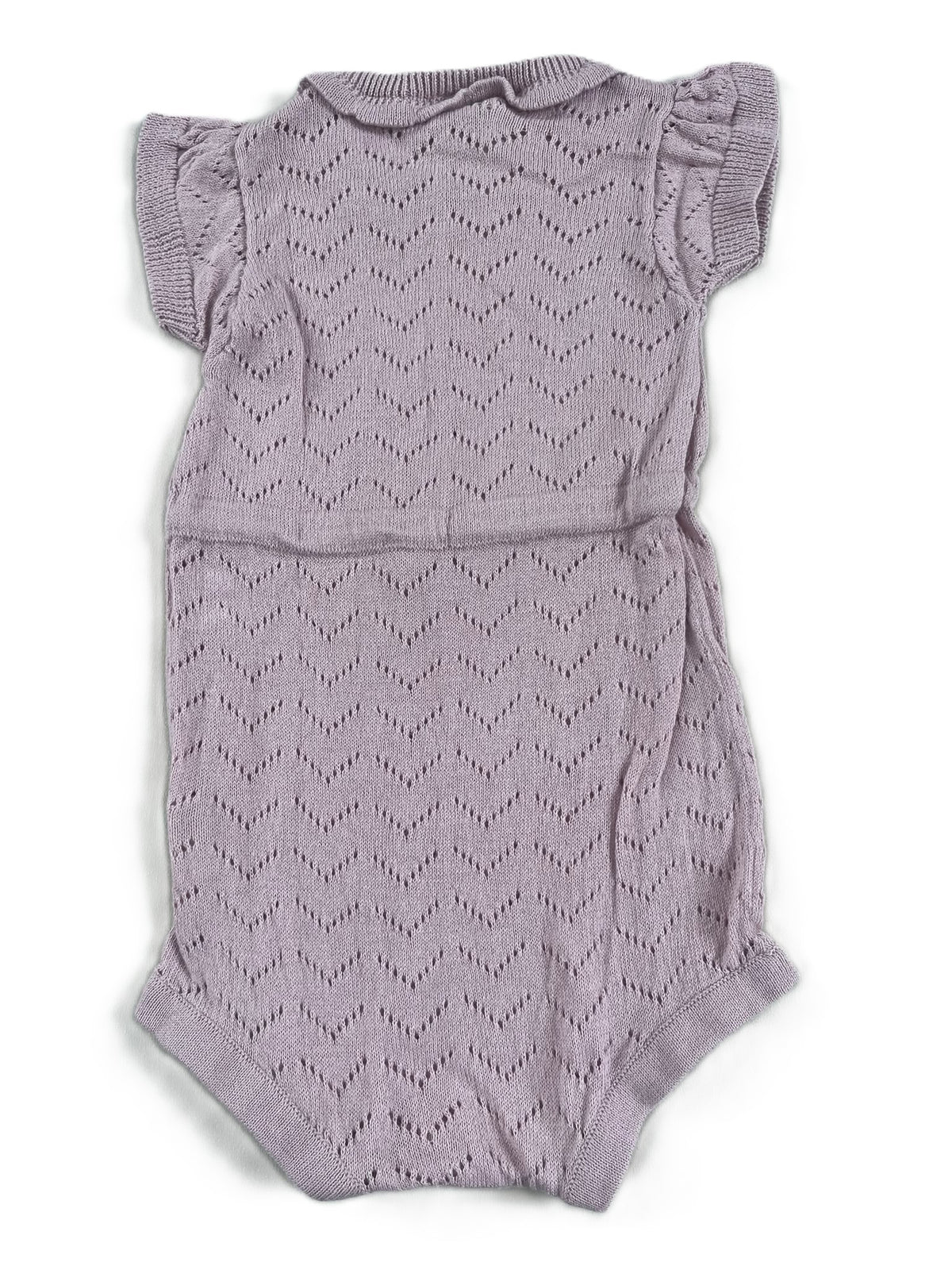 Nature Baby Lilac Knit Onesie (0-3)
