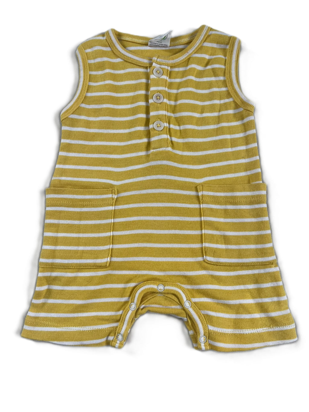 Nature Baby Yellow Romper (0-3m)