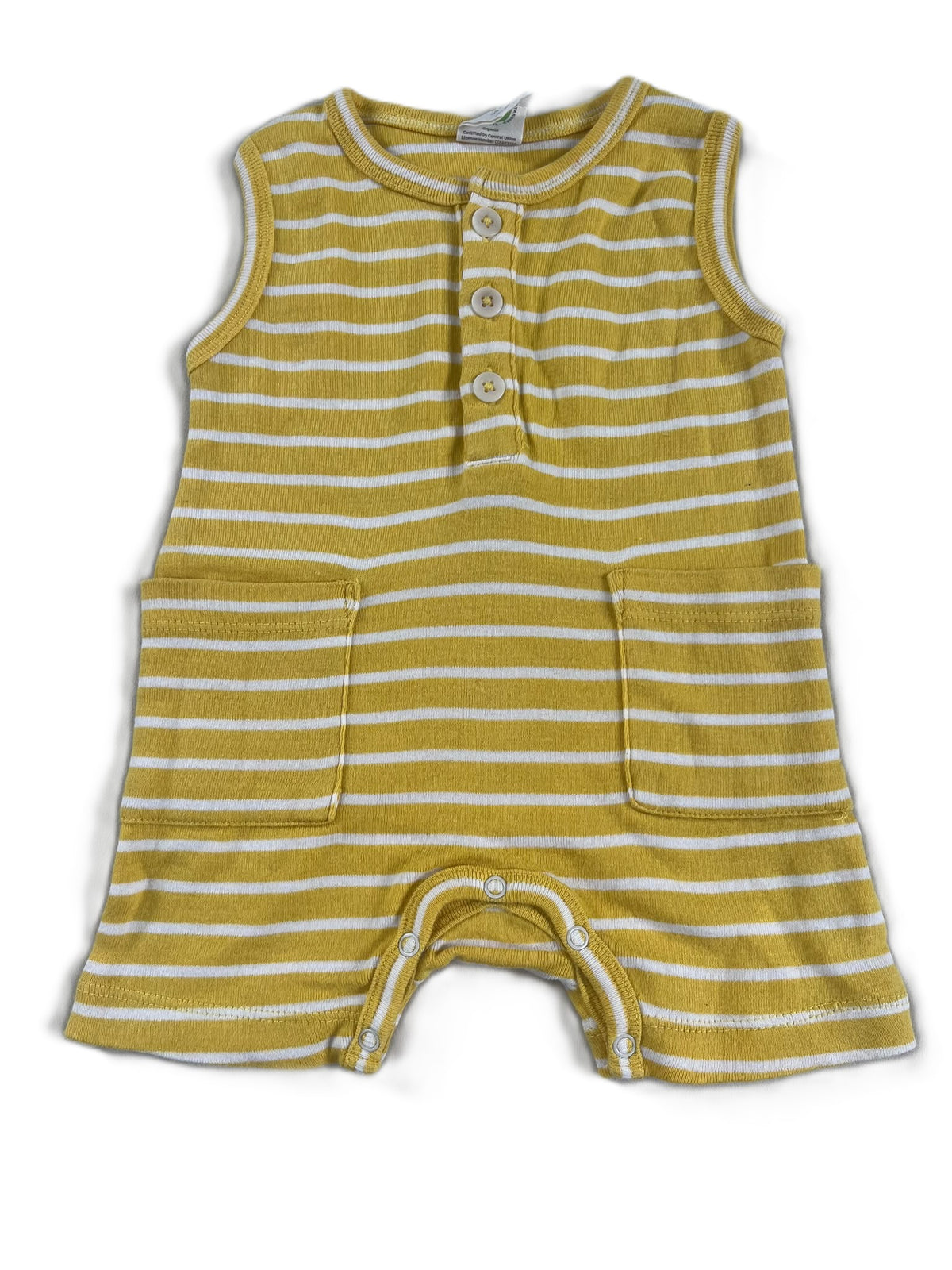 Nature Baby Yellow Romper (0-3m)