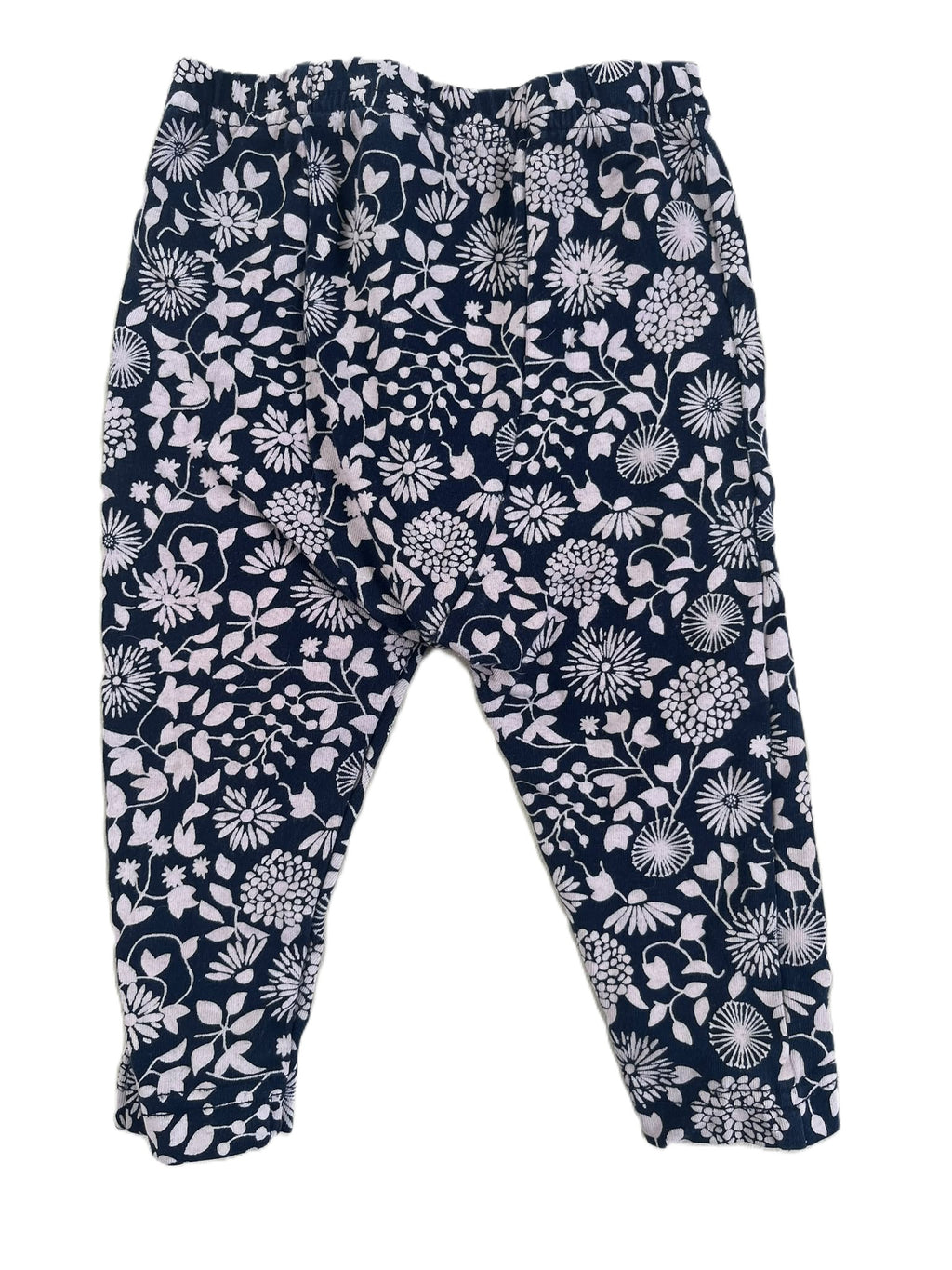 Nature Baby Navy Lilac Pants (6-12m)