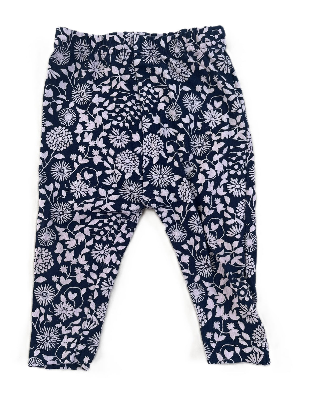 Nature Baby Navy Lilac Pants (6-12m)