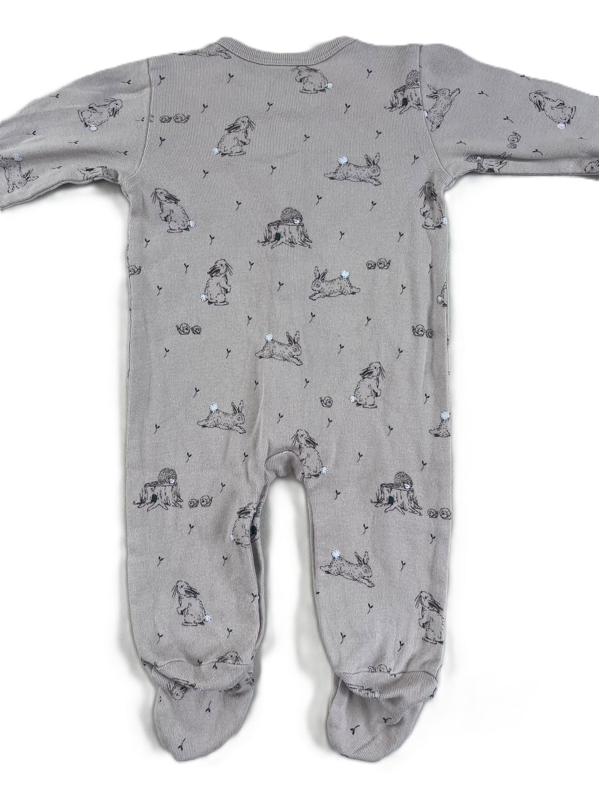 Nature Baby Brown Bunny Sleepsuit (0-3m)
