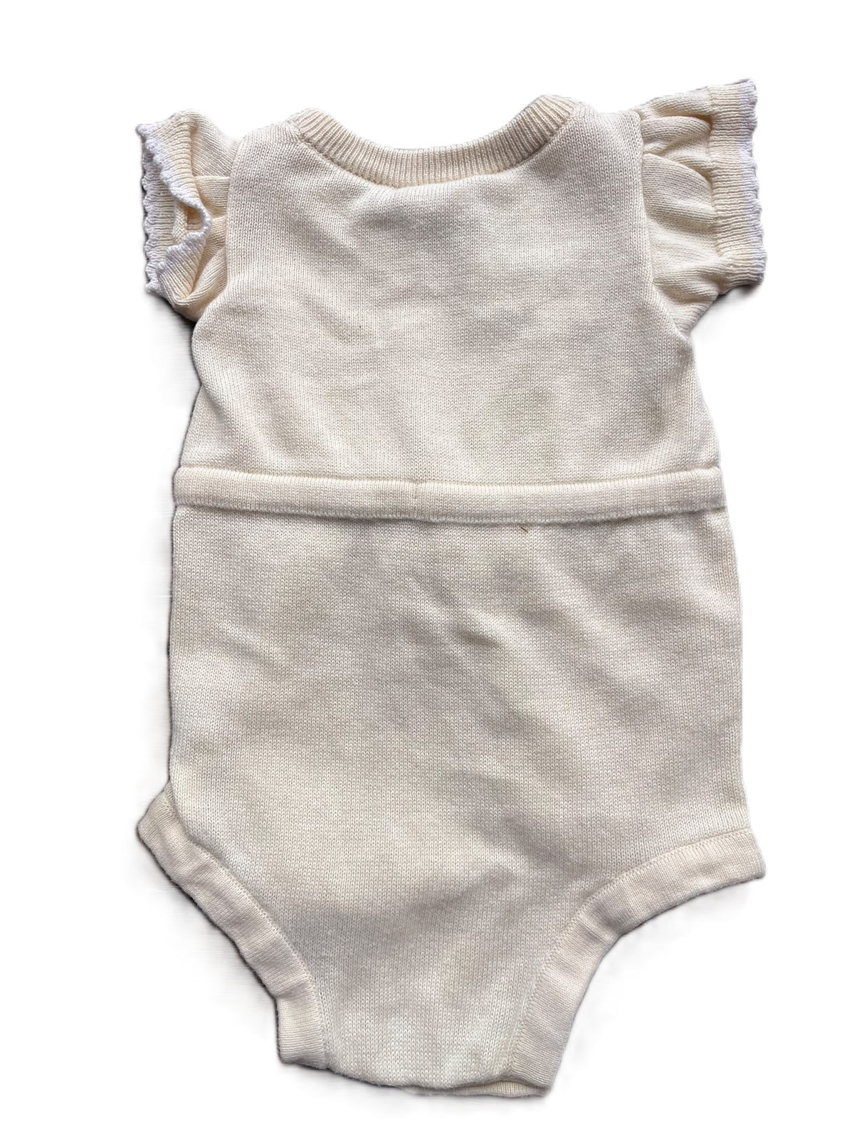 Nature Baby Yellow Knit Romper (0-3m)