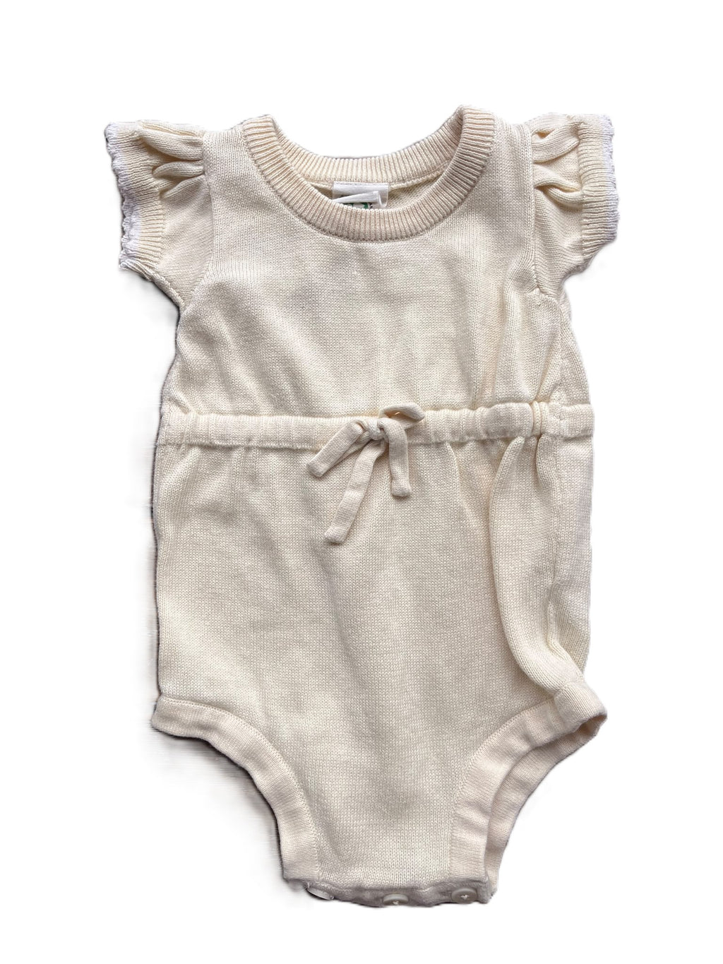 Nature Baby Yellow Knit Romper (0-3m)