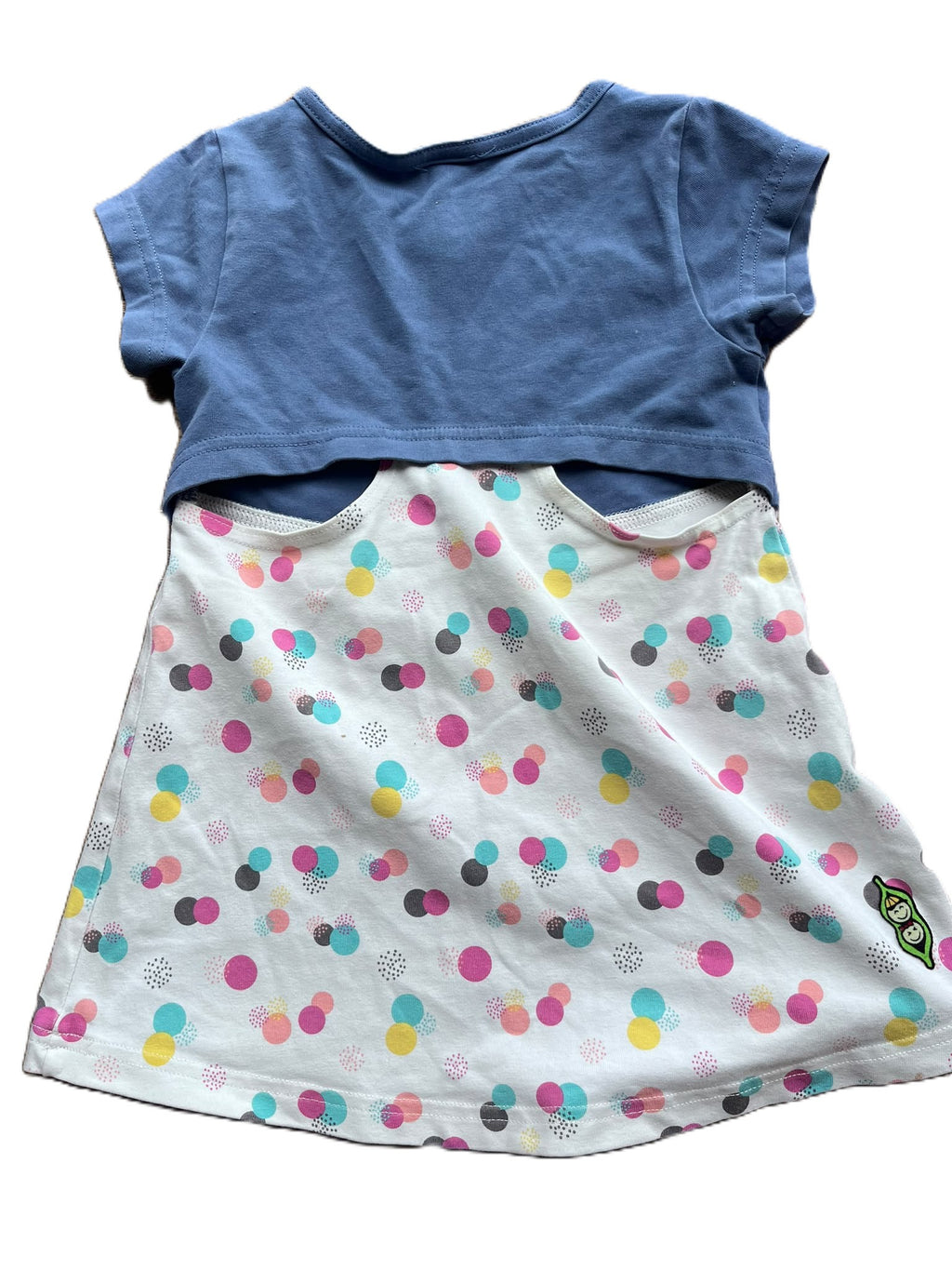 peekaboo beans Polka-dot Dress (3yr)