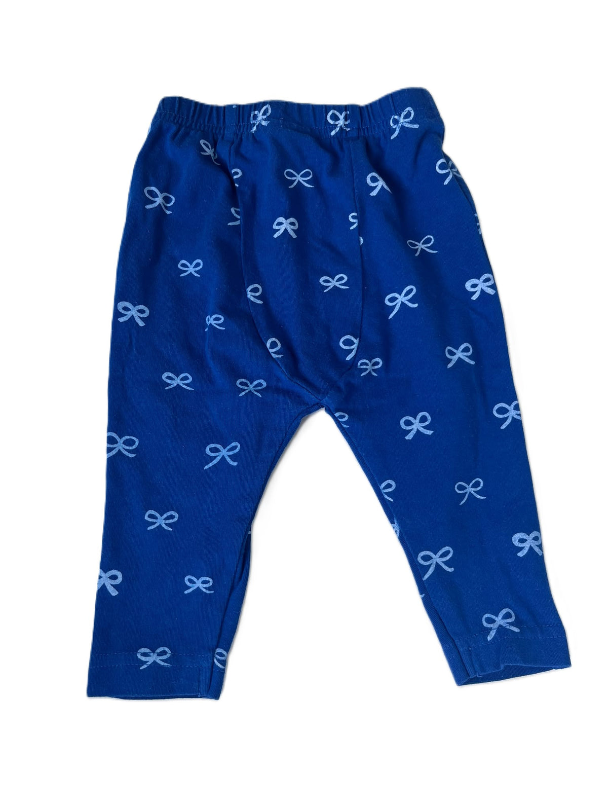 Nature Baby Blue Bow Pants (3-6m)
