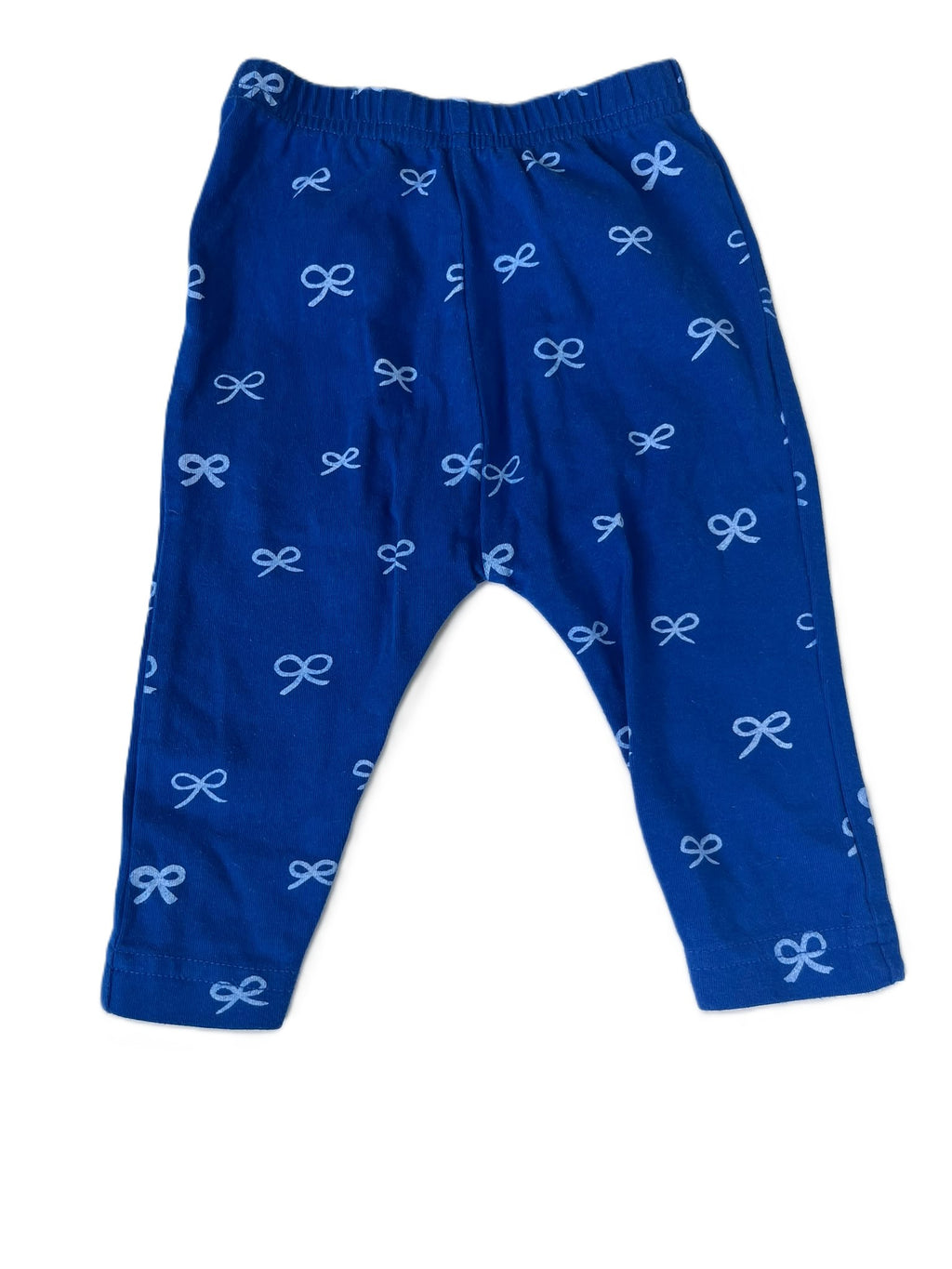Nature Baby Blue Bow Pants (3-6m)