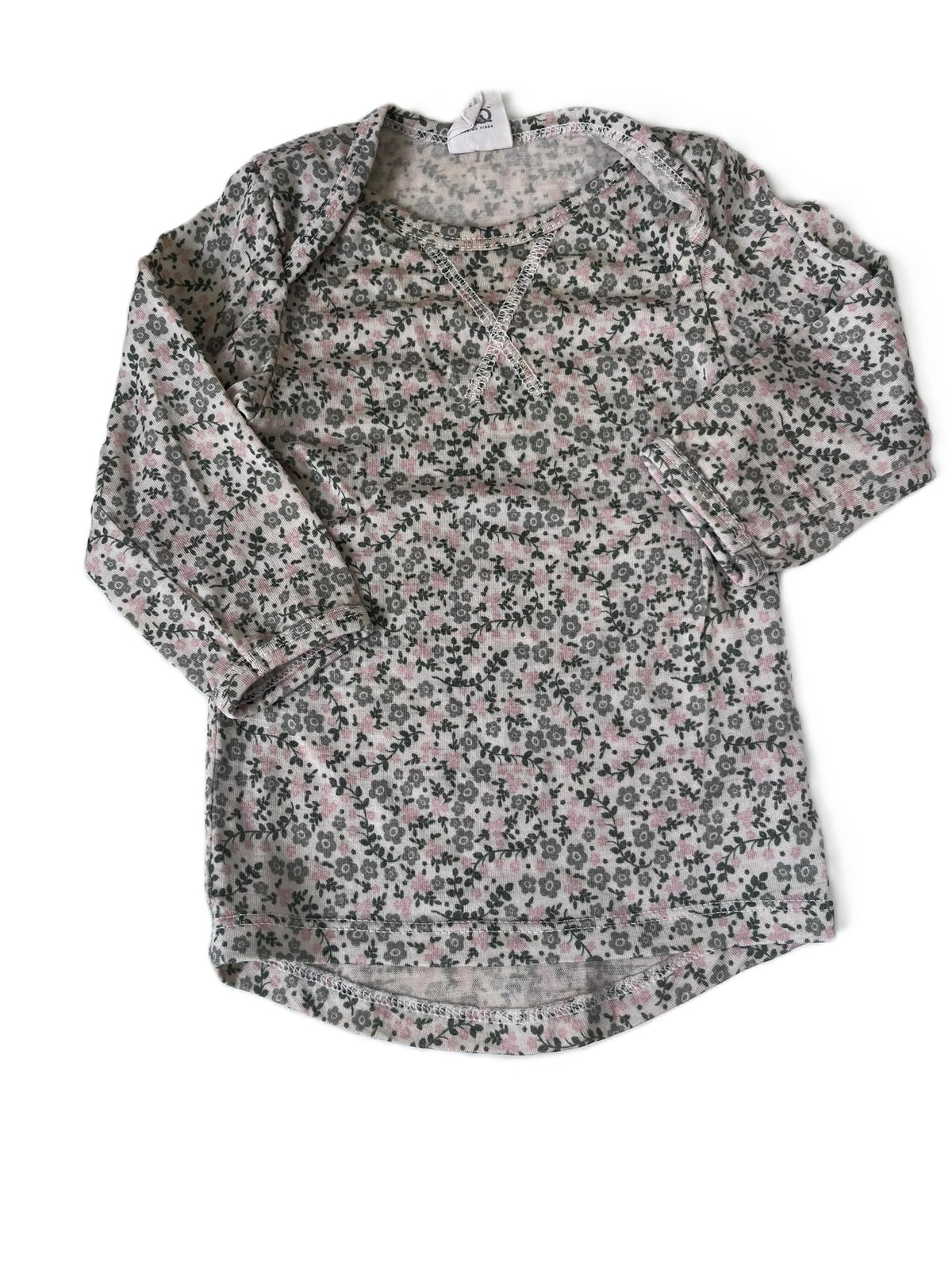 Nature Baby Floral Merino Shirt (3-6m)